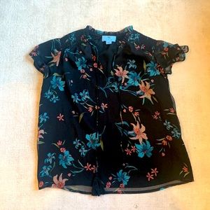 floral blouse